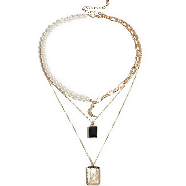 Moon Layered Necklace