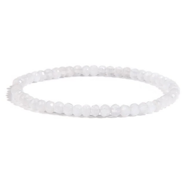 Natural Stone 4mm Stretch Bracelet Collection