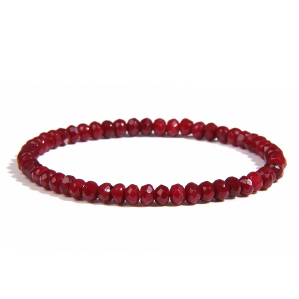 Natural Stone 4mm Stretch Bracelet Collection