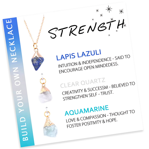 Natural Stone Interchangeable Charm Necklace Collection