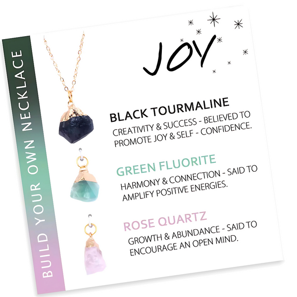 Natural Stone Interchangeable Charm Necklace Collection