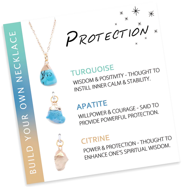 Natural Stone Interchangeable Charm Necklace Collection