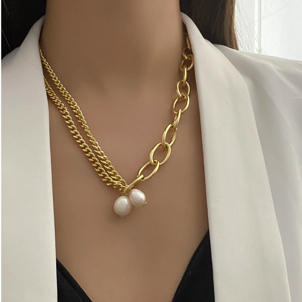 Blissful Pearl Statement Necklace