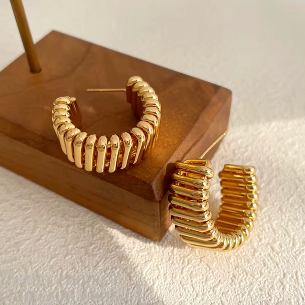 Serena Earrings - Stainless Steel