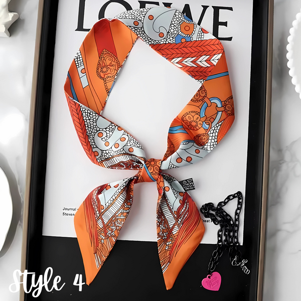 Skinny Scarf - Bag Charm, Bow, Neck Tie - Scarves Collection