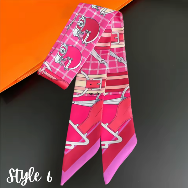 Skinny Scarf - Bag Charm, Bow, Neck Tie - Scarves Collection