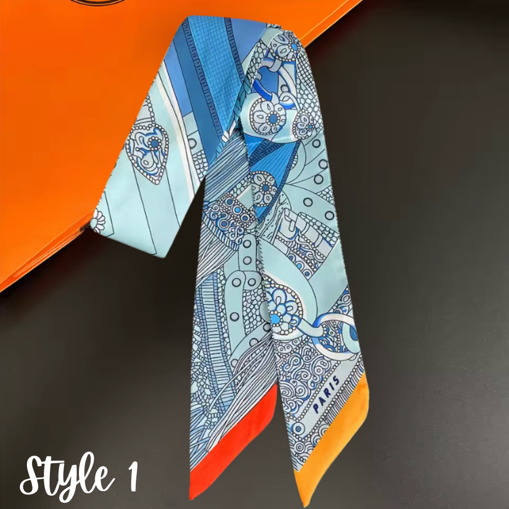 Skinny Scarf - Bag Charm, Bow, Neck Tie - Scarves Collection