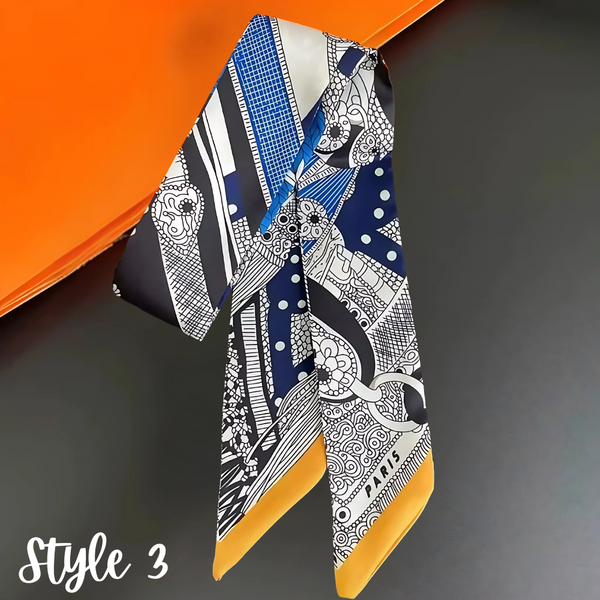 Skinny Scarf - Bag Charm, Bow, Neck Tie - Scarves Collection