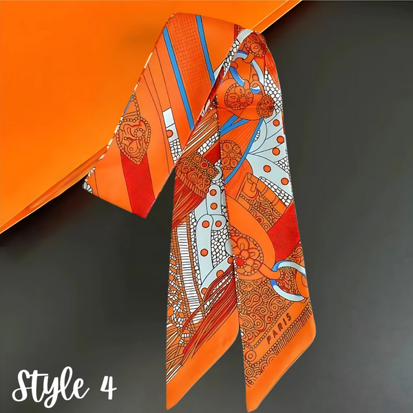 Skinny Scarf - Bag Charm, Bow, Neck Tie - Scarves Collection