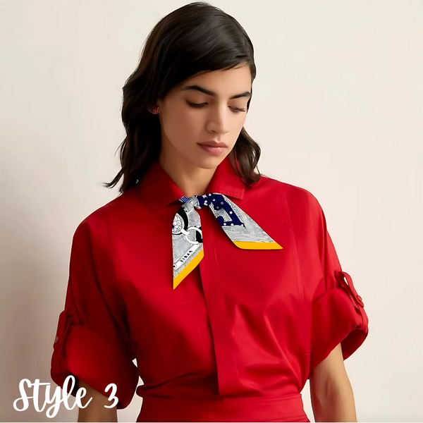 Skinny Scarf - Bag Charm, Bow, Neck Tie - Scarves Collection