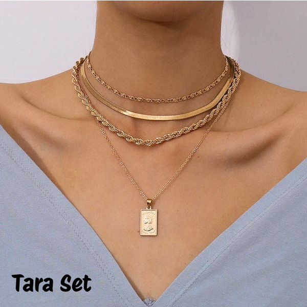 Link Toggle Necklace w/ Pearl Pendant