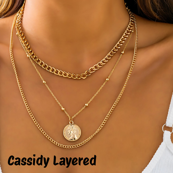 Link Toggle Necklace w/ Pearl Pendant