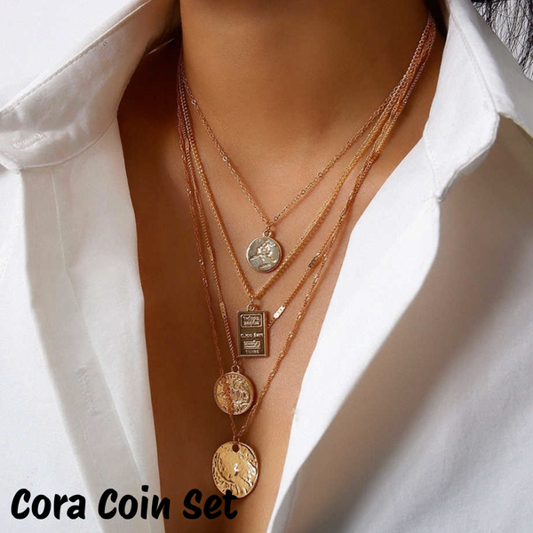Link Toggle Necklace w/ Pearl Pendant