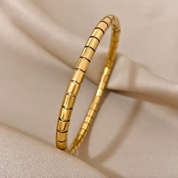 Tubular Bangle Bracelet - Stainless Steel