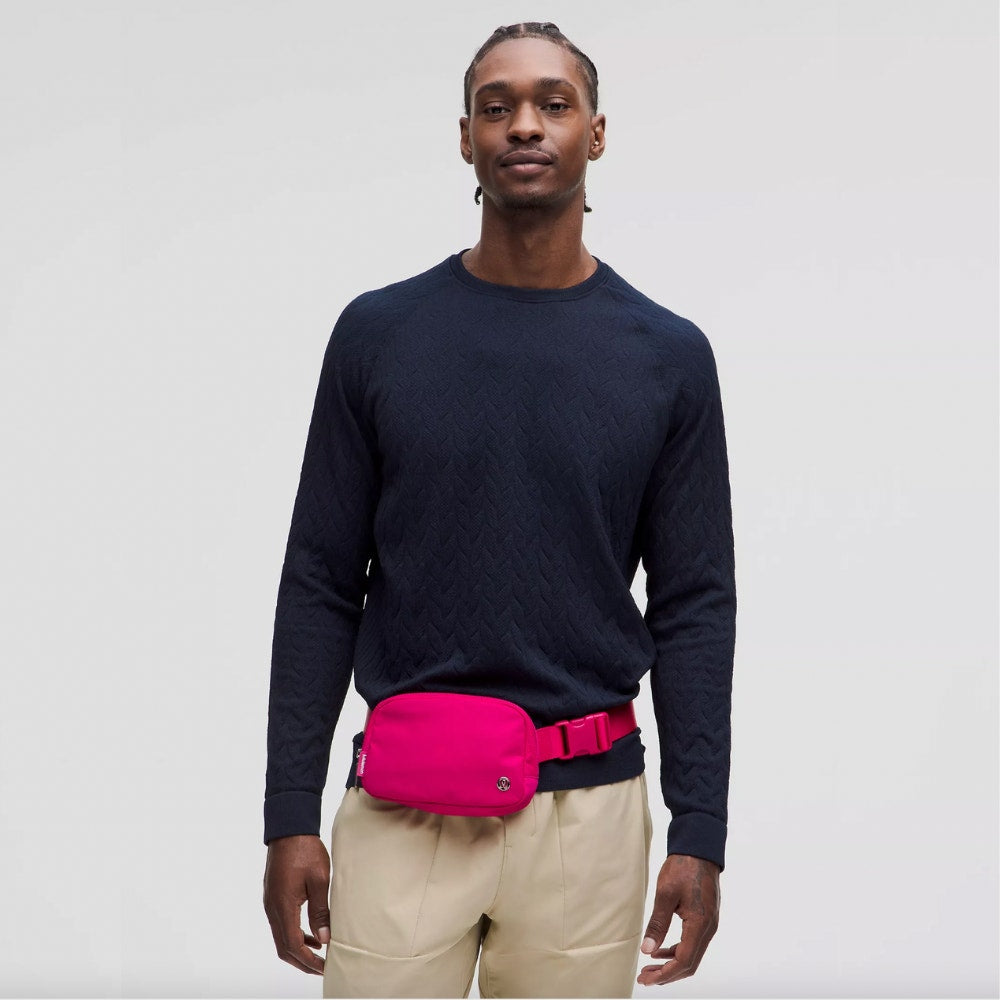 lululemon everywhere belt bag 1l sonic pink lululemon Everywhere Crossbody Belt Bag 1L