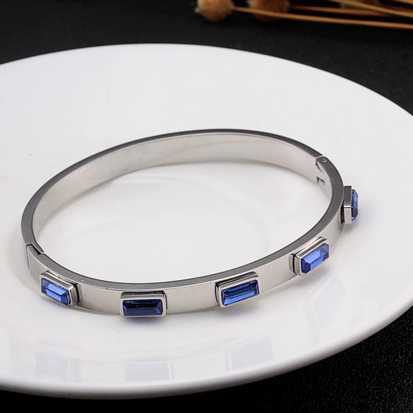 Alistair Bangle Bracelet - Stainless Steel