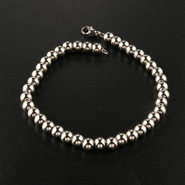Silver Ball Bracelet - Stainless Steel
