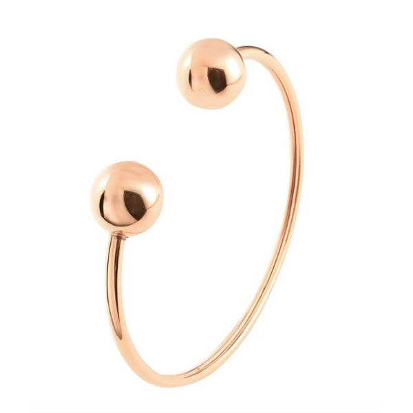 RUBYCA 5pcs Gold Tone Bangle Bracelet Screw End Ball Cuff Charm Beads DIY  Jewelry Making : Amazon.in: Home & Kitchen