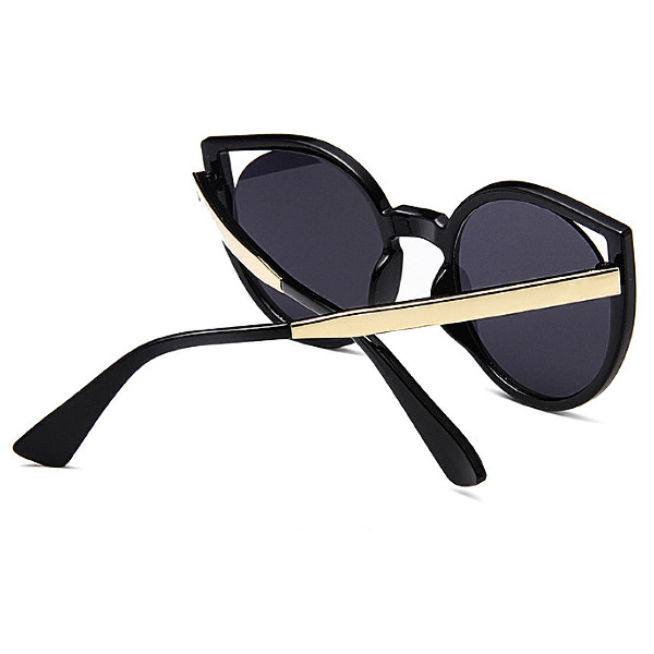 Barcelona Cat Eye Sunglasses - Black