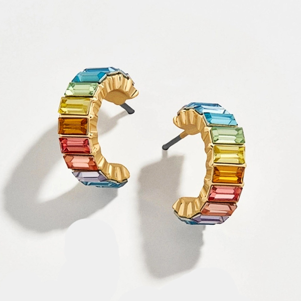 Colorful Huggie Hoop Earrings