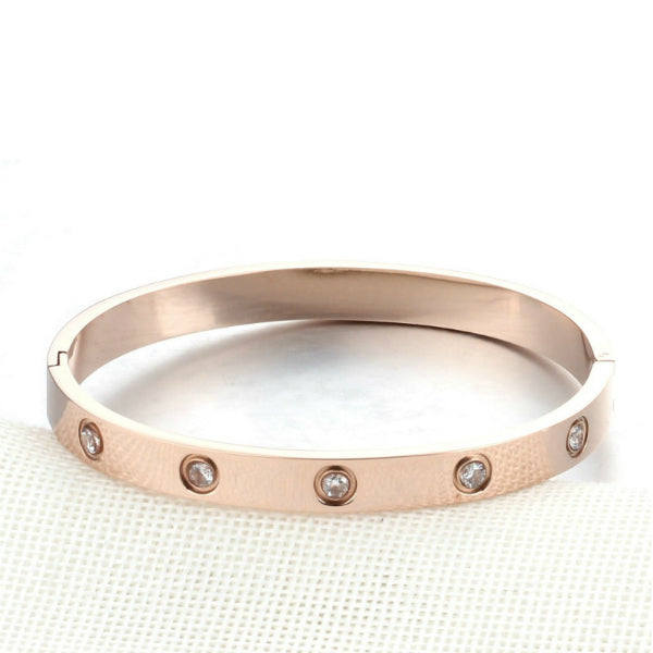 Eternity Bangle Bracelet - Stainless Steel