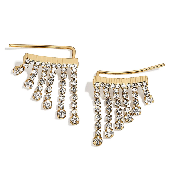 Fringe Sparkly Earrings