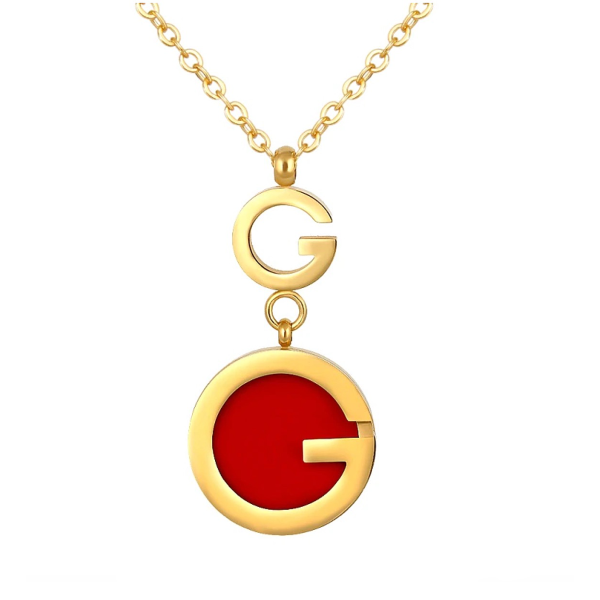 Gigi Pendant Necklace - Stainless Steel