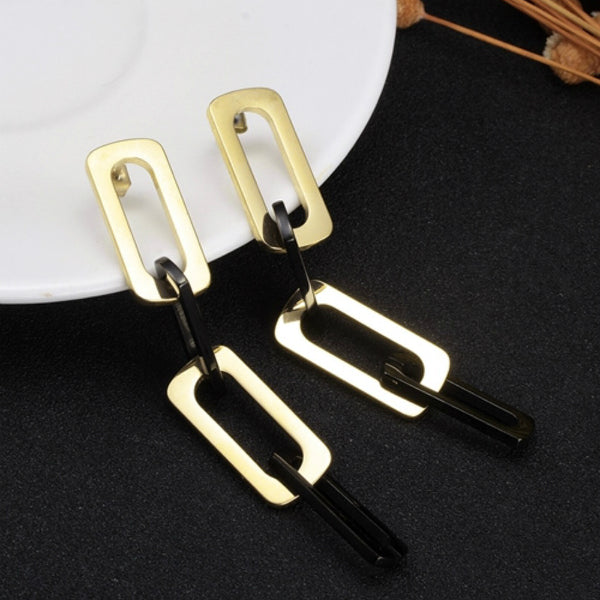 Kato Link Earrings - Stainless Steel