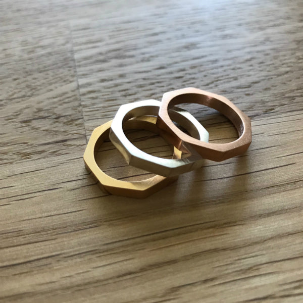 Octogonal Ring / Midi Rings