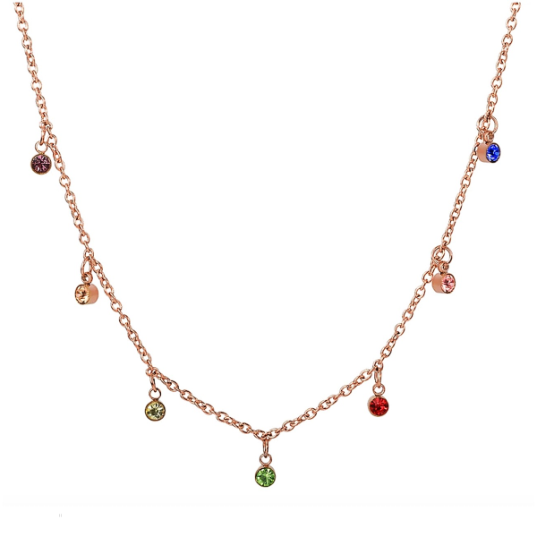 Rainbow Dainty Necklace - Stainless Steel