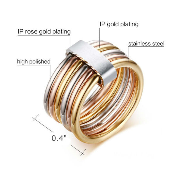 Ring Stack - Stainless Steel
