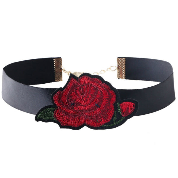 Rose Choker Necklace