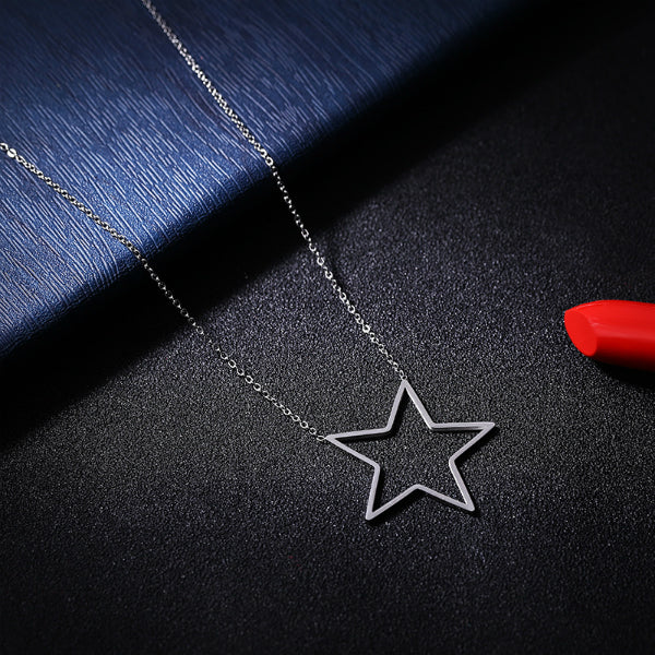 Star Dainty Necklace - Stainless Steel