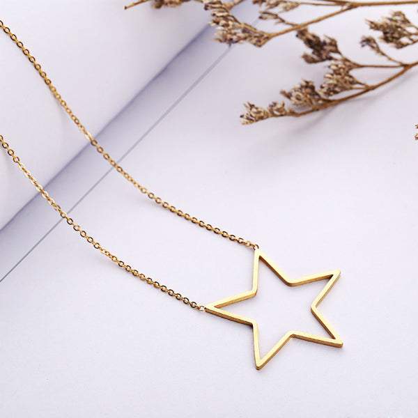 Star Dainty Necklace - Stainless Steel