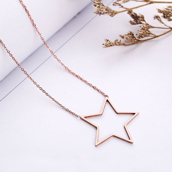 Star Dainty Necklace - Stainless Steel