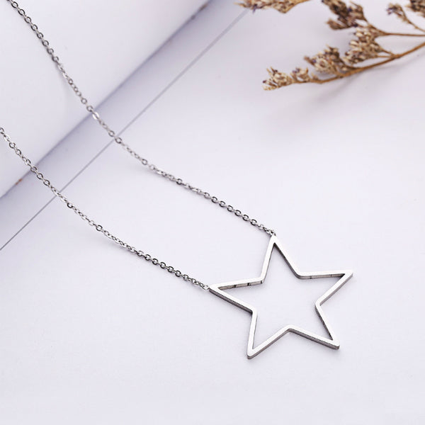 Star Dainty Necklace - Stainless Steel